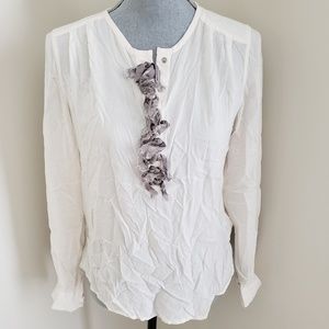 Gap Size Small Blouse long sleeve dress shirt